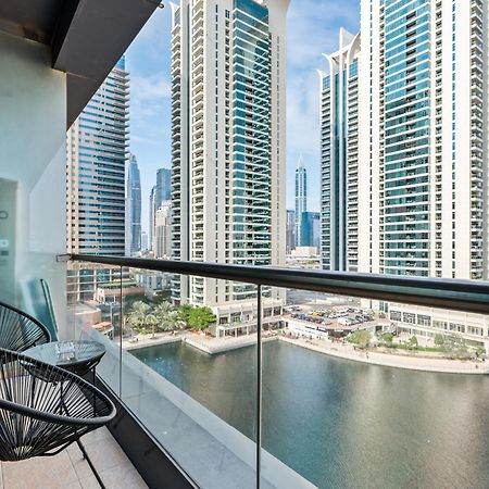 Upscale Studio Full Lake View In Goldcrest View Tower Dubai Exterior foto